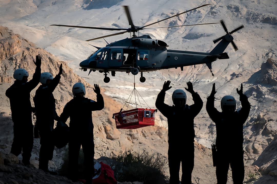 Hilz Rescue helicopter